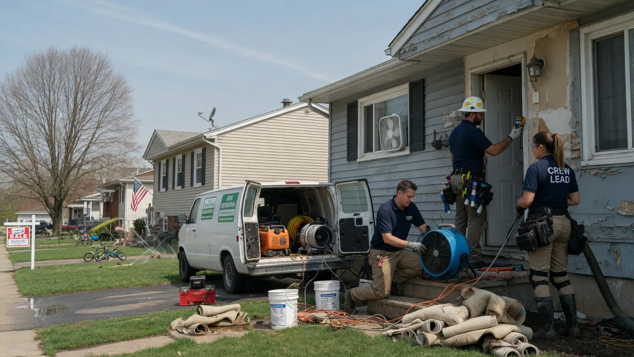 Flood Cleanup in Romeoville, IL near me
