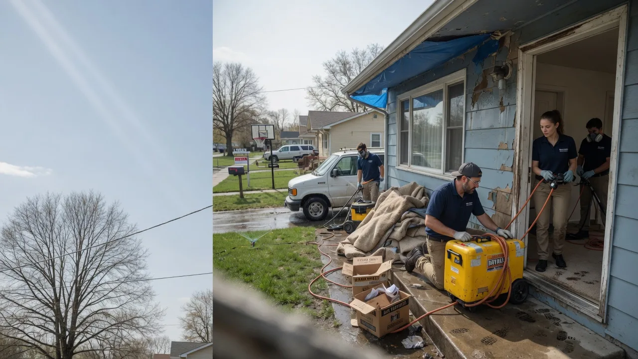 Basement Flood Cleanup in Romeoville, IL near me